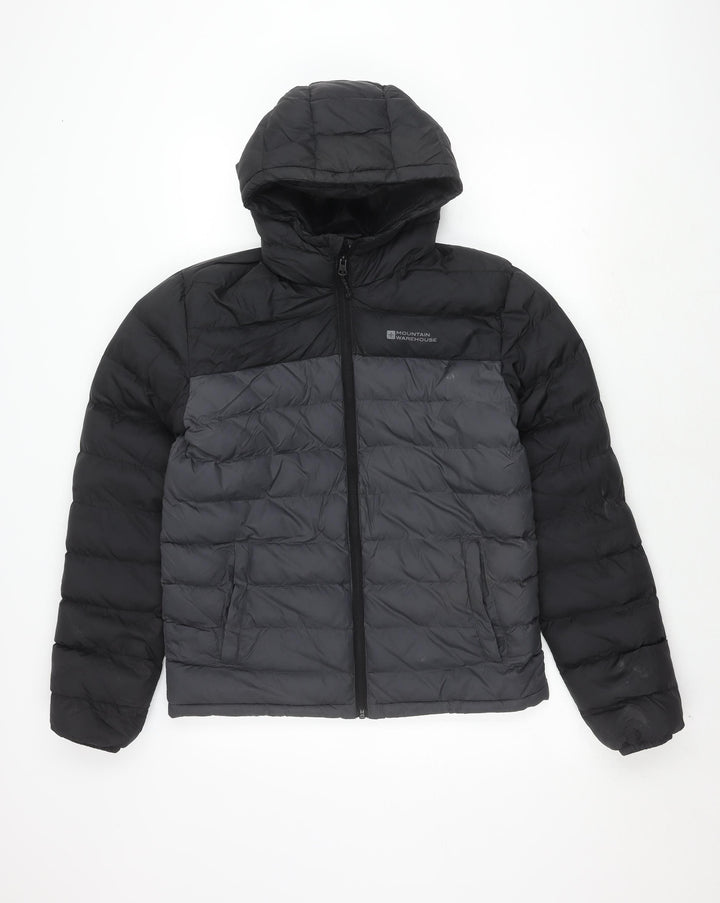 Mountain Warehouse Men's Black Puffer Jacket XS