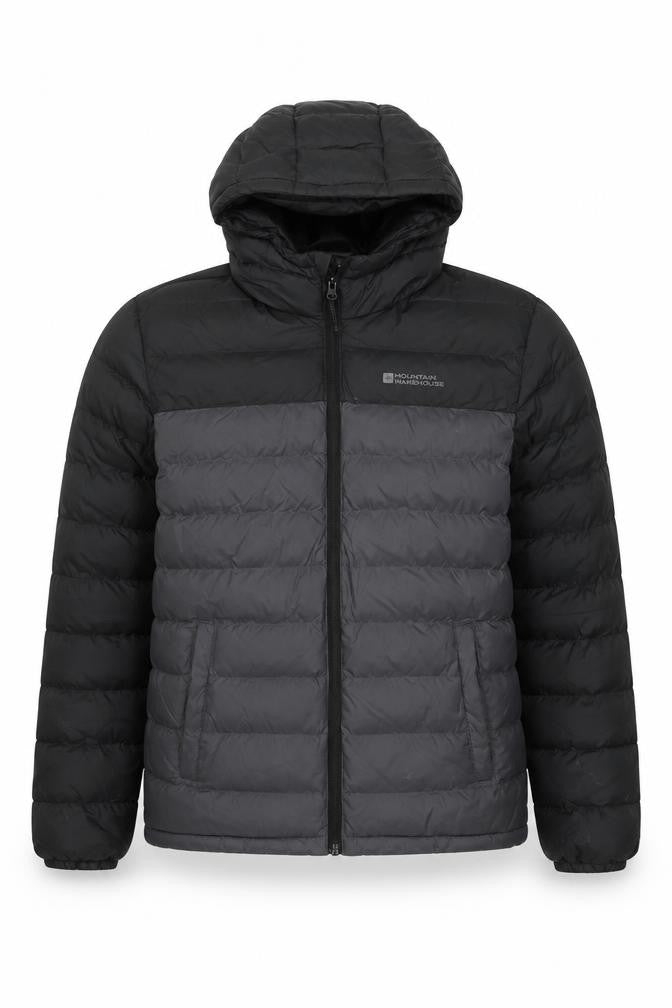 Mountain Warehouse Men's Black Puffer Jacket XS