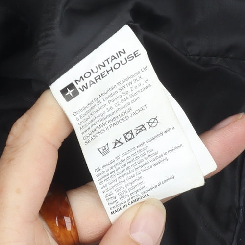 Mountain Warehouse Men's Black Puffer Jacket XS