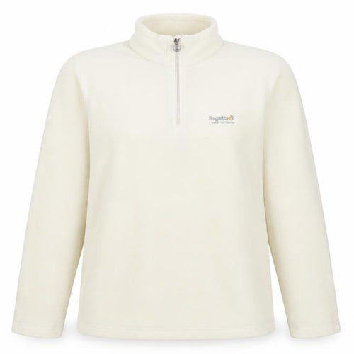 Regatta Women’s Ivory 1/4 Zip Fleece Sweatshirt Size 10
