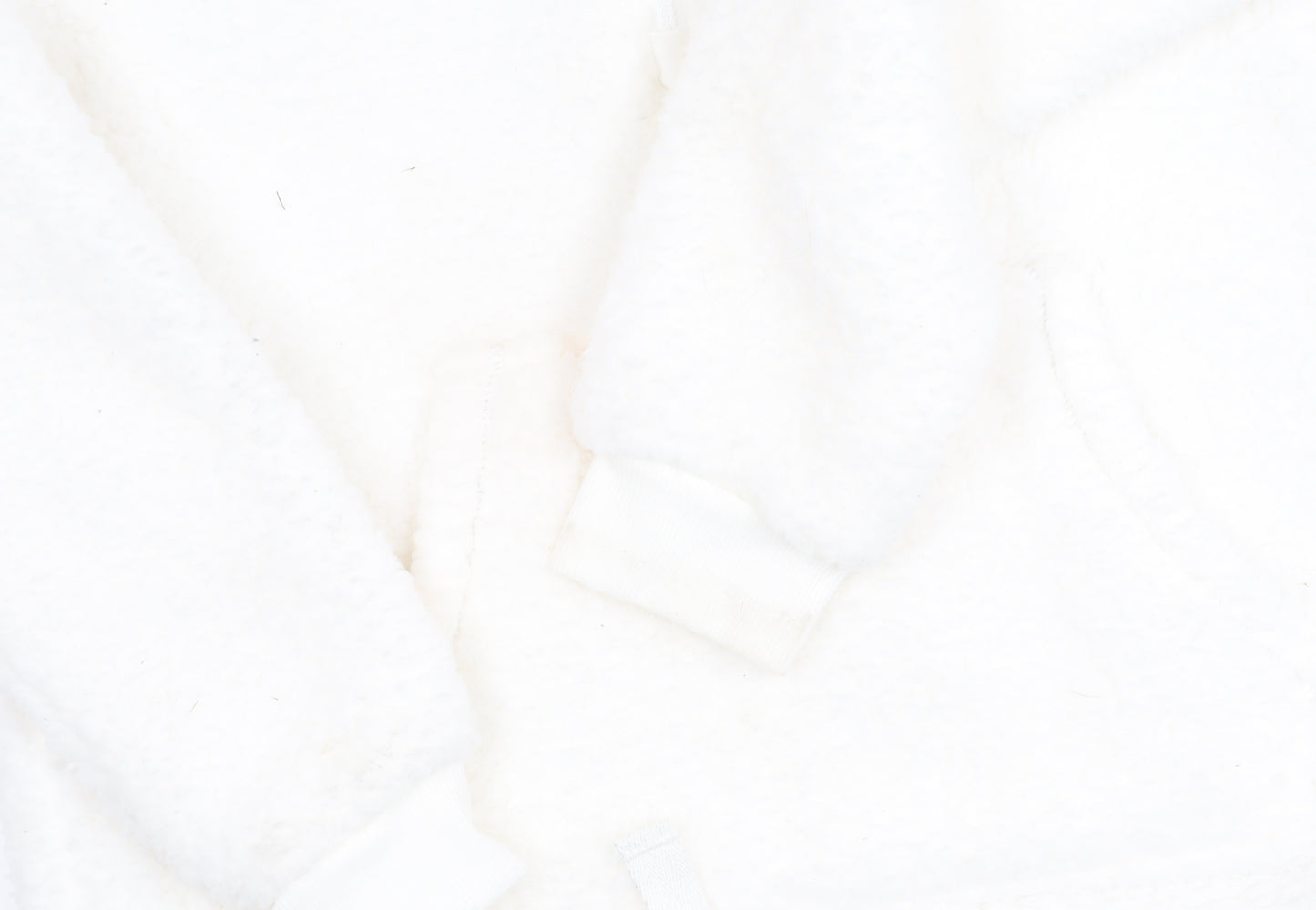 Fat Face Women's White Hoodie Size 8, Zip Fleece