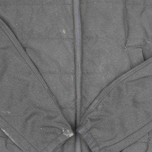 Zara Men's Black Basic Jacket L Casual Workwear
