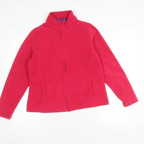 Marks and Spencer Women’s Pink Fleece Jacket Size 16