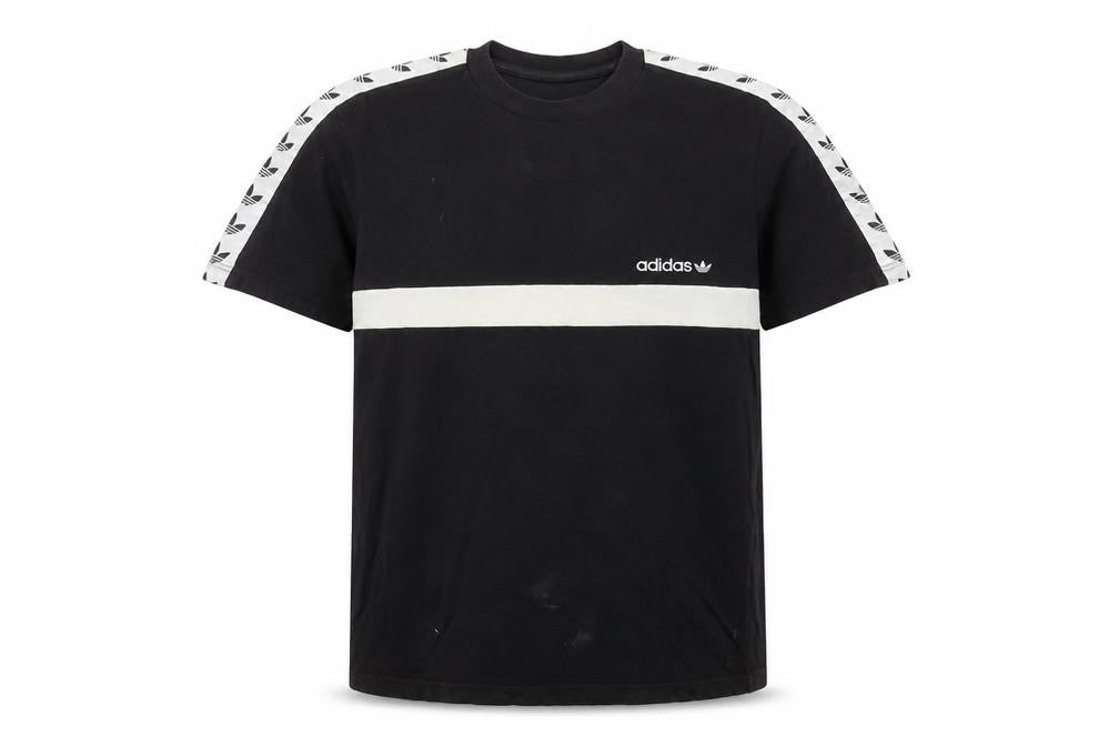 Front view of Adidas Men’s Black Crew Neck T-Shirt -, size M