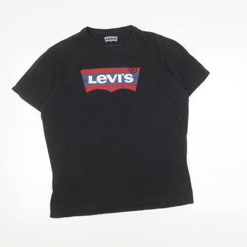 Levi's Men's Black Logo T-Shirt L