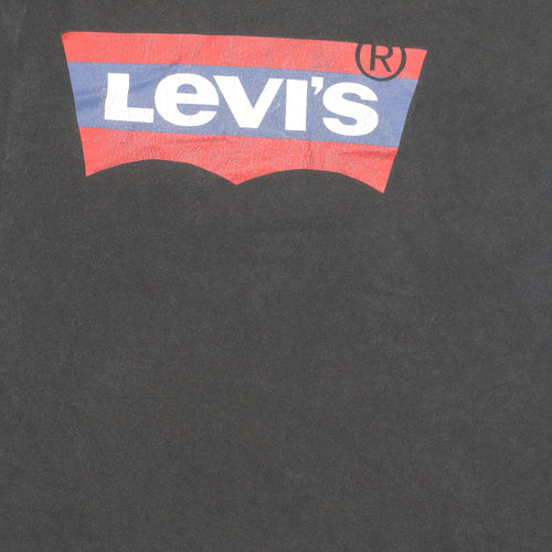 Levi's Men's Black Logo T-Shirt L