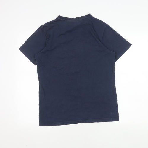 ellesse Men's Blue Graphic T-Shirt Size S