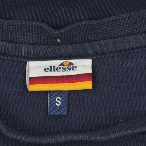 ellesse Men's Blue Graphic T-Shirt Size S