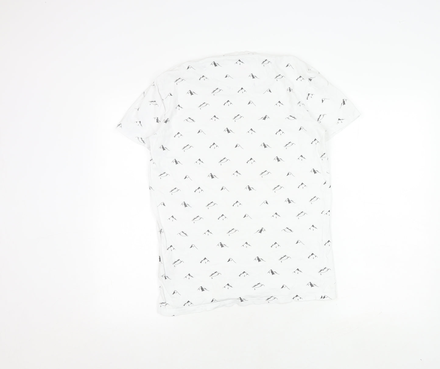 Superdry Men's White Graphic Print T-Shirt, Size S