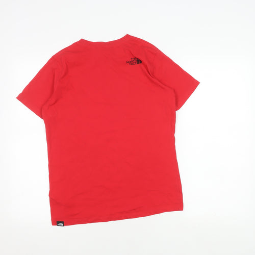 The North Face Boys Red XL T-Shirt with Logo
