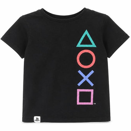 PlayStation Boys Graphic Black T-Shirt 7-8 Years