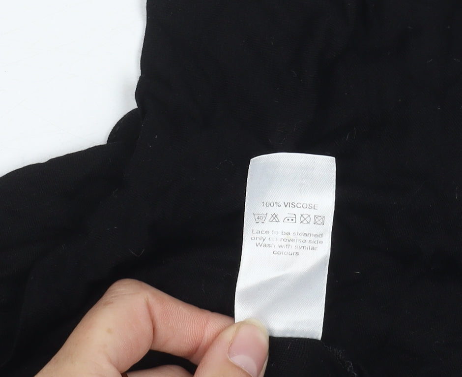 Wallis Women’s Black Cowl Neck Top, Size 18, Viscose