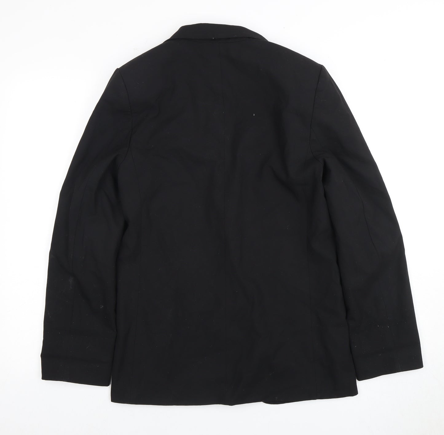 H&M Women's Black Blazer UK 8 Viscose Blend