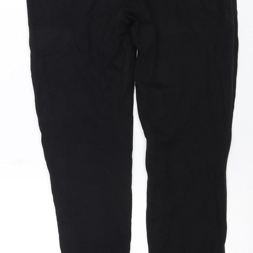 Mango Women's Black Leggings, Size S, Zip Accent