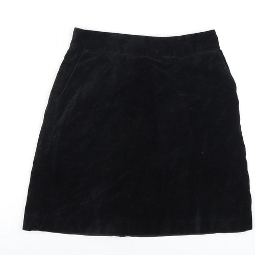 Warehouse Women’s Black Pencil Skirt, Size 8, Cotton
