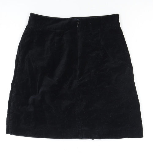 Warehouse Women’s Black Pencil Skirt, Size 8, Cotton