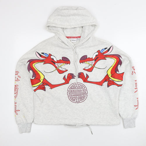 Disney Women’s Grey Mulan XS Hoodie
