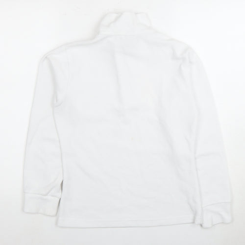 Trespass Unisex White XS 1/2 Zip Sweatshirt