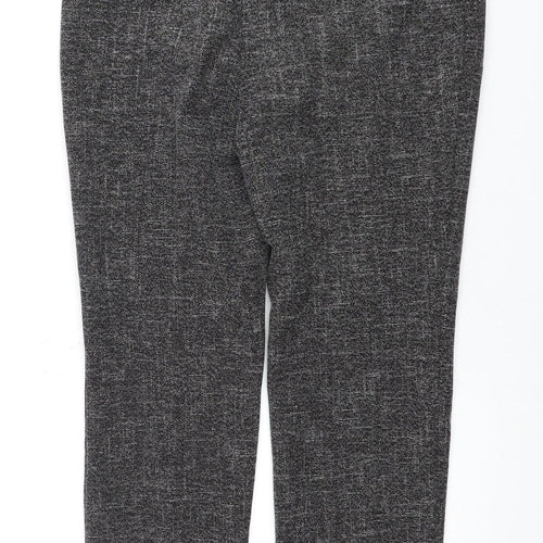 Lands' End Women's Grey Slim Leg Trousers Size 12