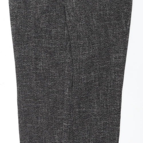 Lands' End Women's Grey Slim Leg Trousers Size 12