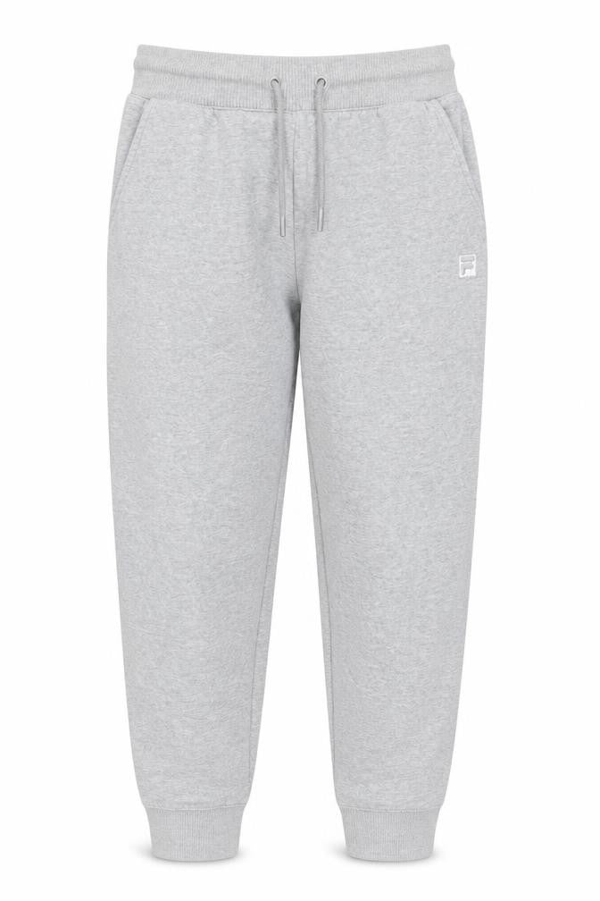 Front view of Fila Women's Grey Jogger Trousers, size S, Elastic Waist