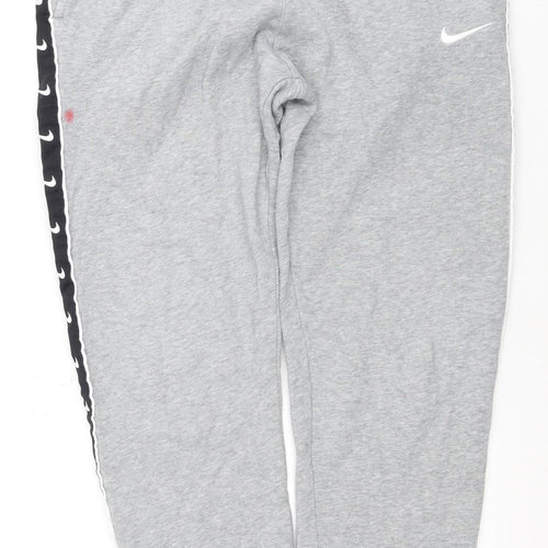 Nike Men's Grey Jogger Trousers S Sportswear