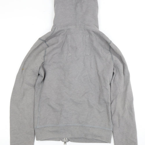 Abercrombie & Fitch Women's Grey M Full Zip Hoodie