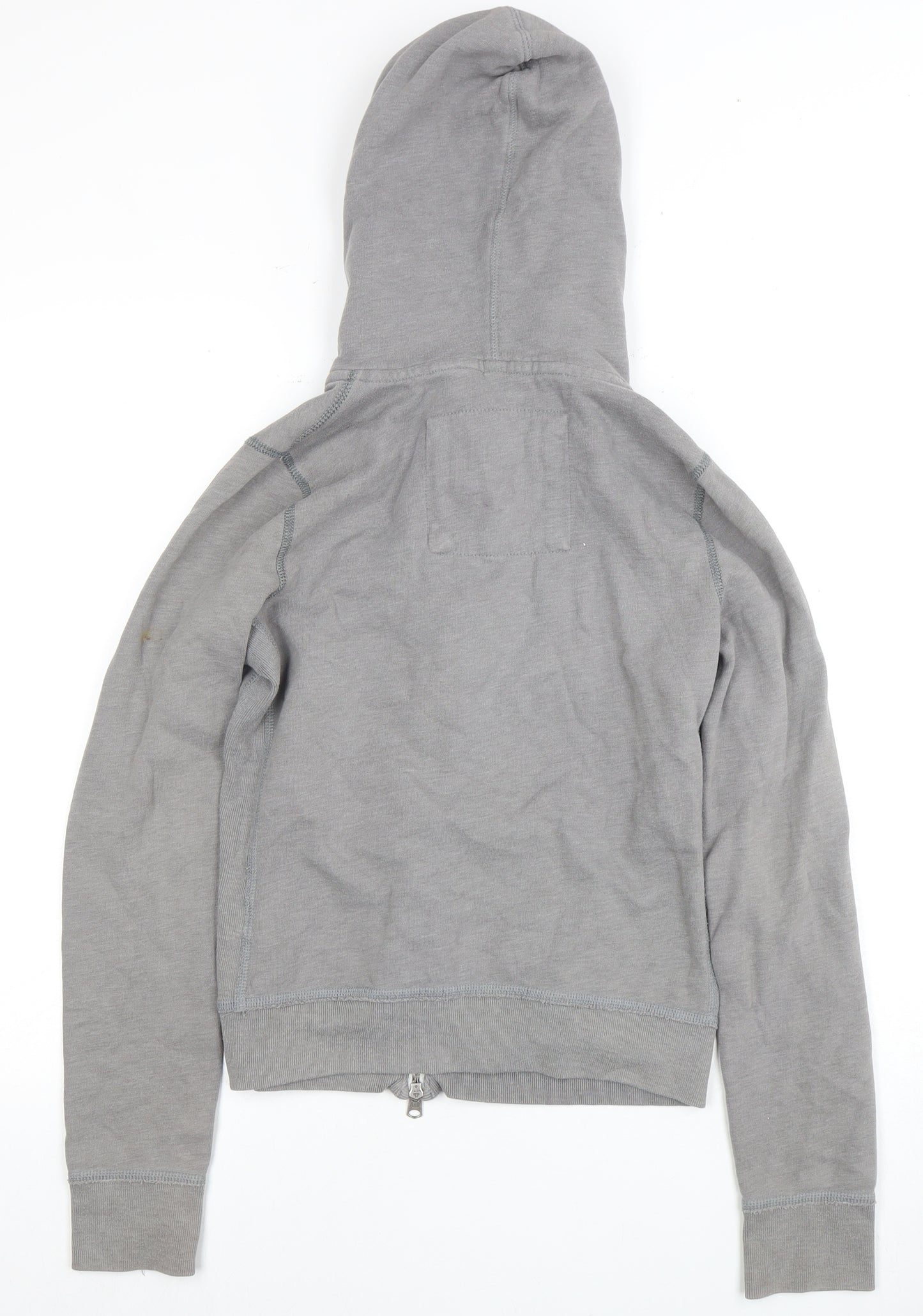 Abercrombie & Fitch Women's Grey M Full Zip Hoodie