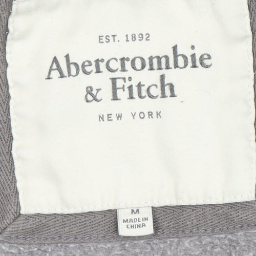 Abercrombie & Fitch Women's Grey M Full Zip Hoodie