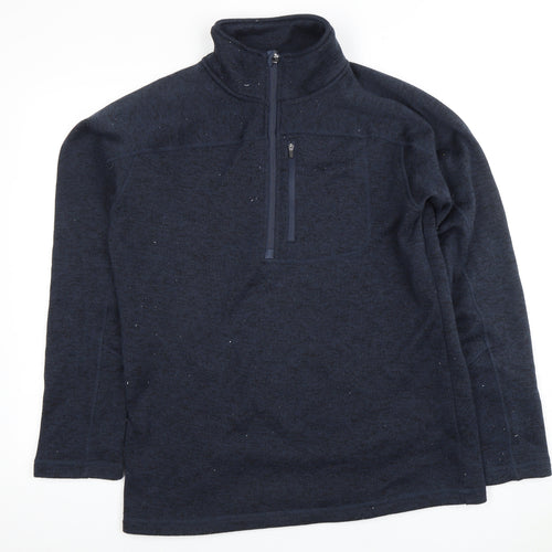 Peter Storm Men's Blue Fleece 1/2 Zip Sweatshirt M