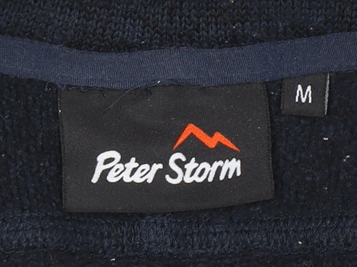 Peter Storm Men's Blue Fleece 1/2 Zip Sweatshirt M