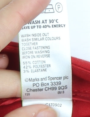 Marks and Spencer Women’s Red Trousers Size 16