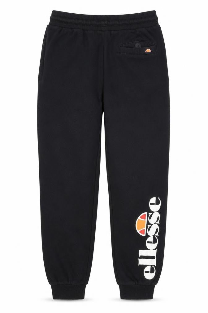 Front view of Ellesse boys’ black jogger trousers 12-13 years