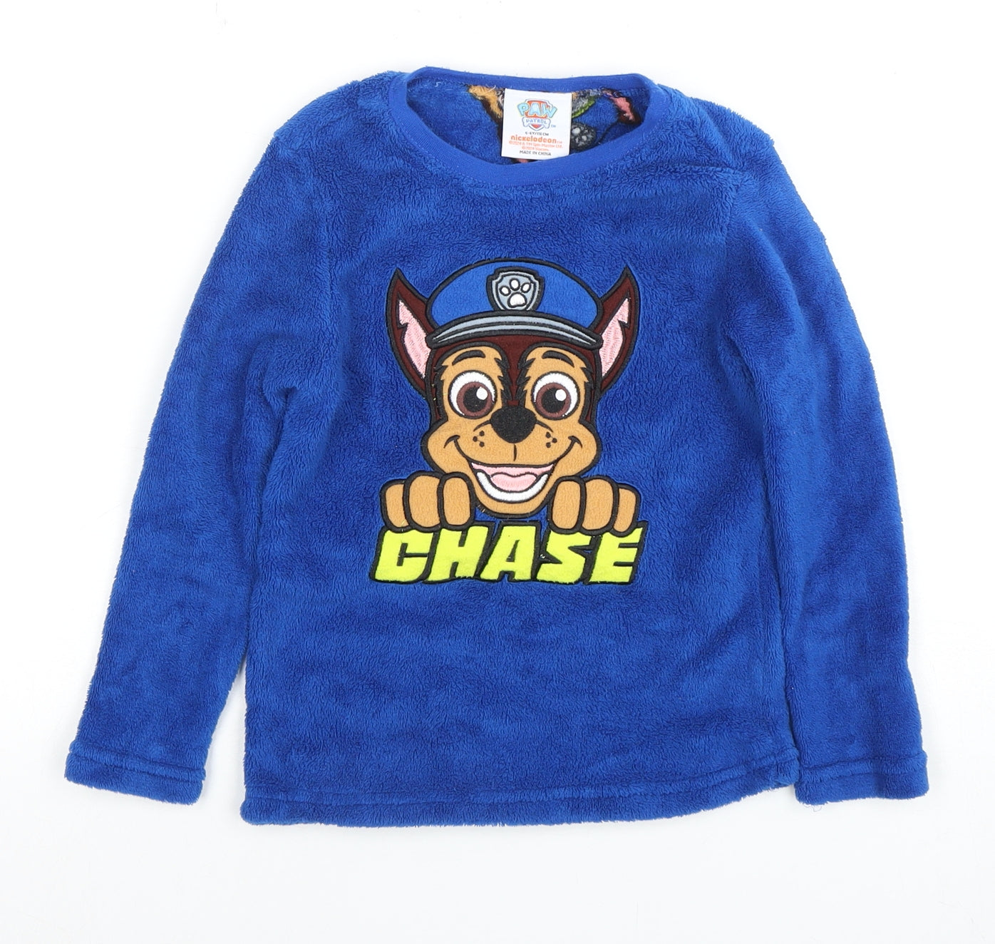 Kids Blue PAW Patrol Chase Pyjama Top, Size 6-7 Years