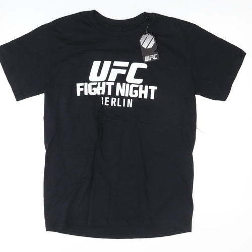 UFC Men’s Black Short Sleeve Sports T-Shirt M