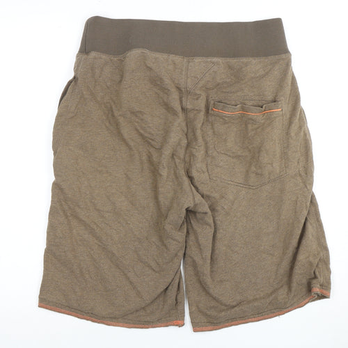 Fat Face Men's Brown Bermuda Shorts, Size 34, Casual Style