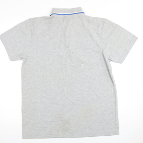 Le Coq Sportif Men's Grey M Polo Shirt with Logo