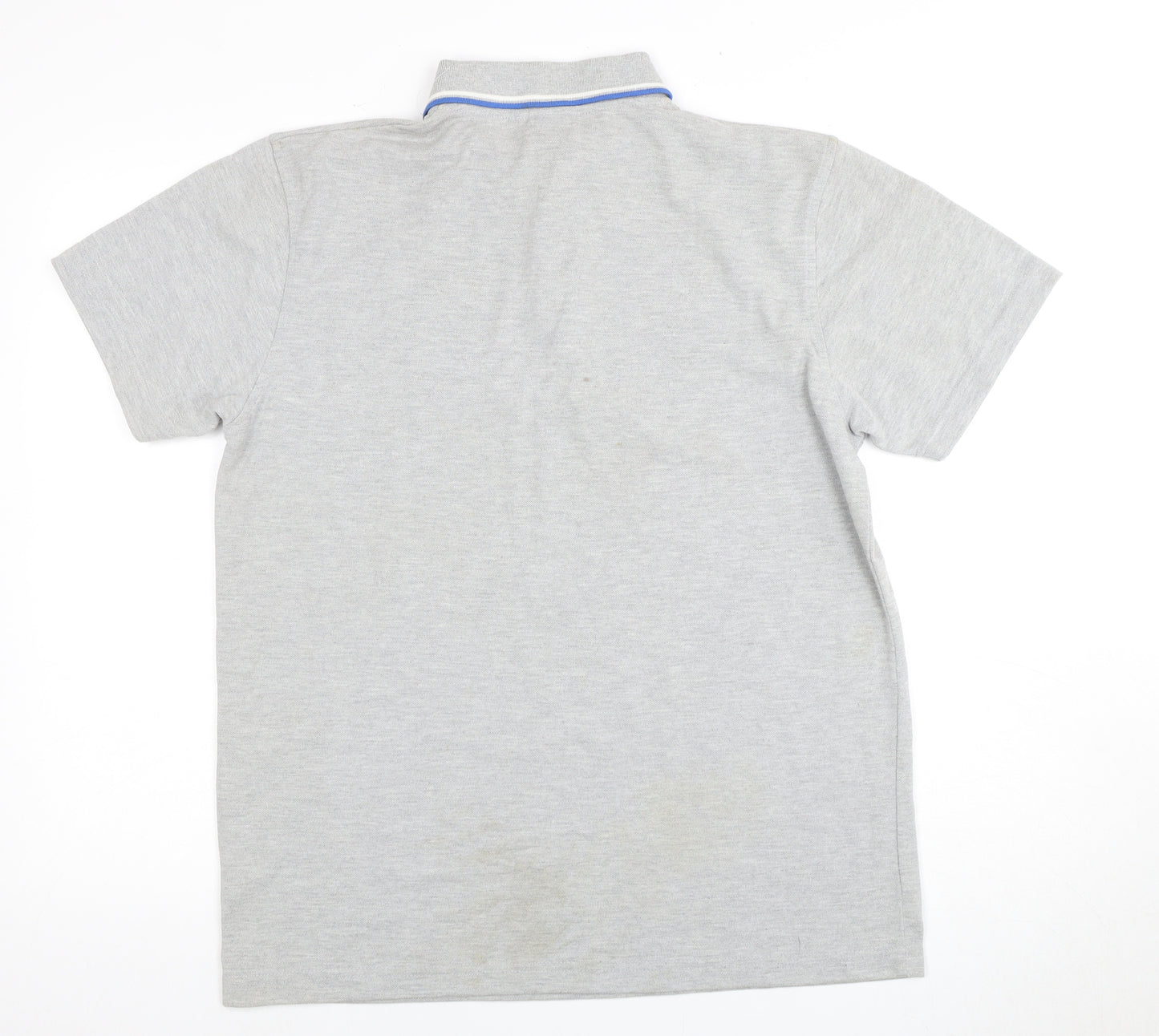Le Coq Sportif Men's Grey M Polo Shirt with Logo