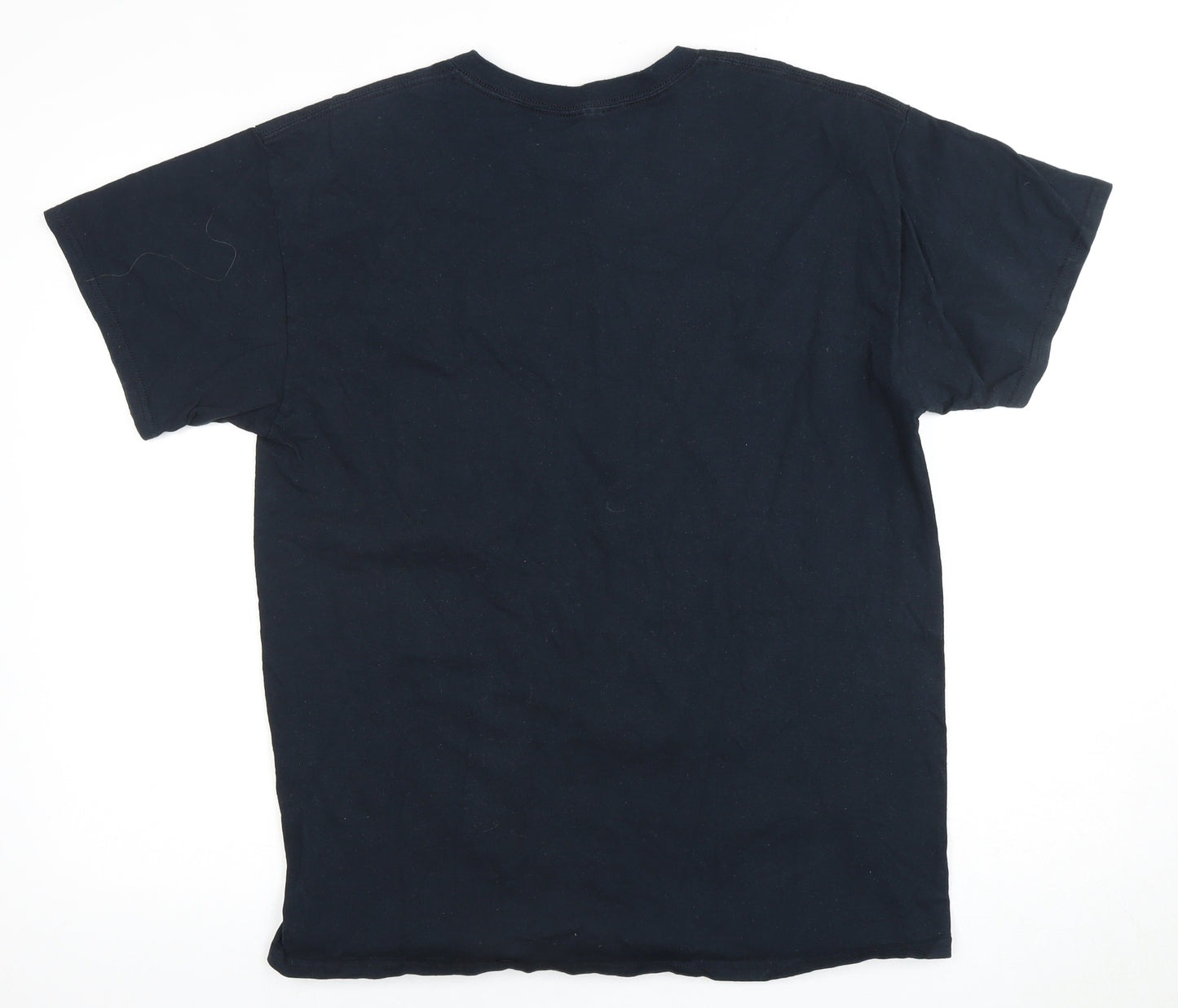 Mens Philosophy Football T-Shirt, Black, Size L, Graphic Tee