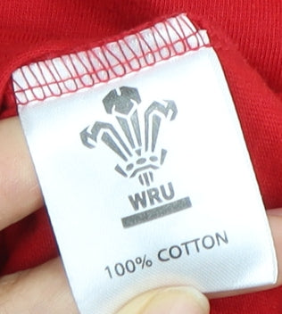 WRU Men's Red Sleeveless Sports T-Shirt Size 16/18