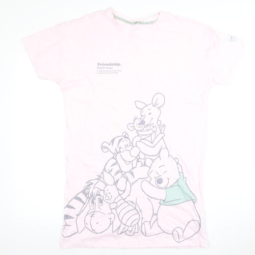 George Women's Pink Cotton Winnie the Pooh Nightshirt 8-10