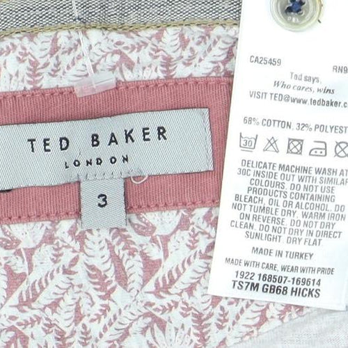Ted Baker Men's Pink Short Sleeve T-Shirt M