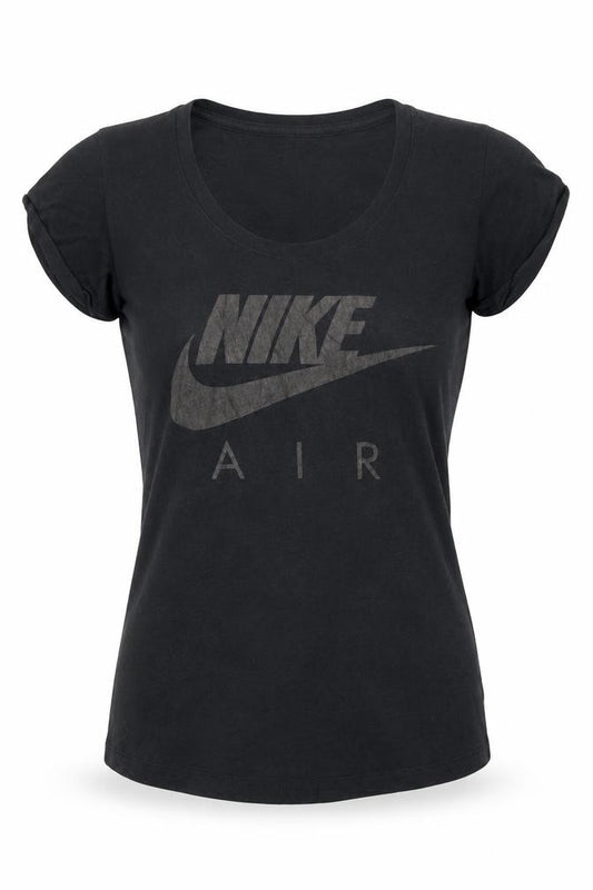 Front view of Nike Women's Black XS Athletic T-Shirt