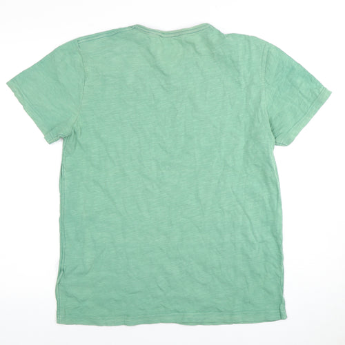 Joules Men's Green Medium Cotton Short Sleeve T-Shirt