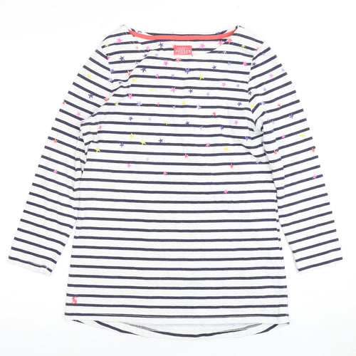 Joules Women's Multicoloured Long Sleeve T-Shirt, Size 12