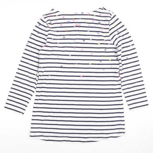 Joules Women's Multicoloured Long Sleeve T-Shirt, Size 12