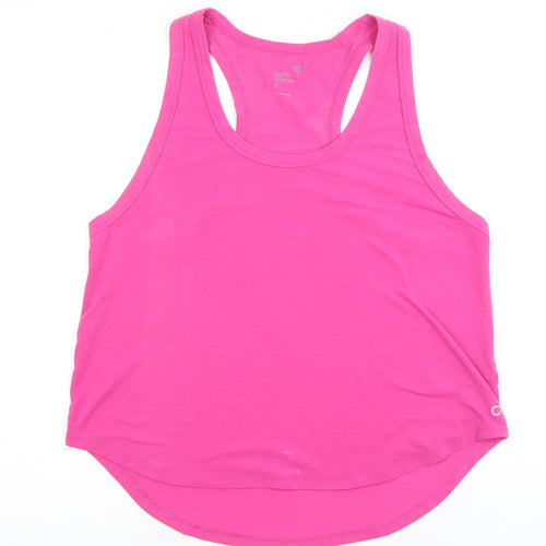Gap Women's Pink Tank Top, Size S, Racerback, Breathable