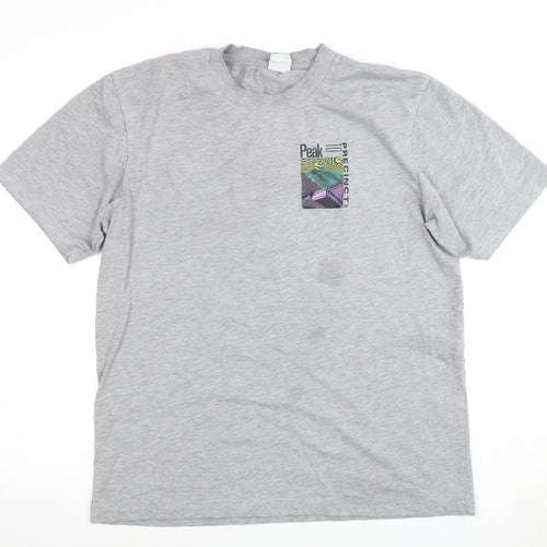 Hiker Babe Men's Grey Graphic Print T-Shirt, Size L