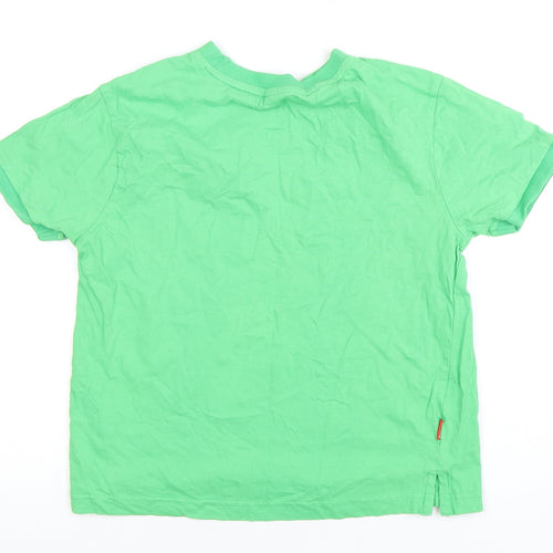 Slazenger Boys Green T-Shirt 9-10 Years Crew Neck Solid
