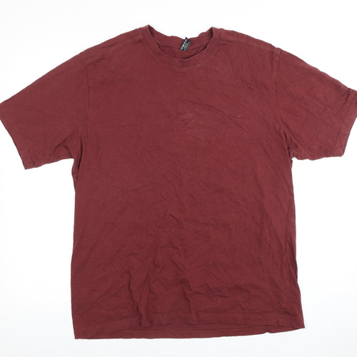 Donnay Men's XL Red Cotton T-Shirt Short Sleeve